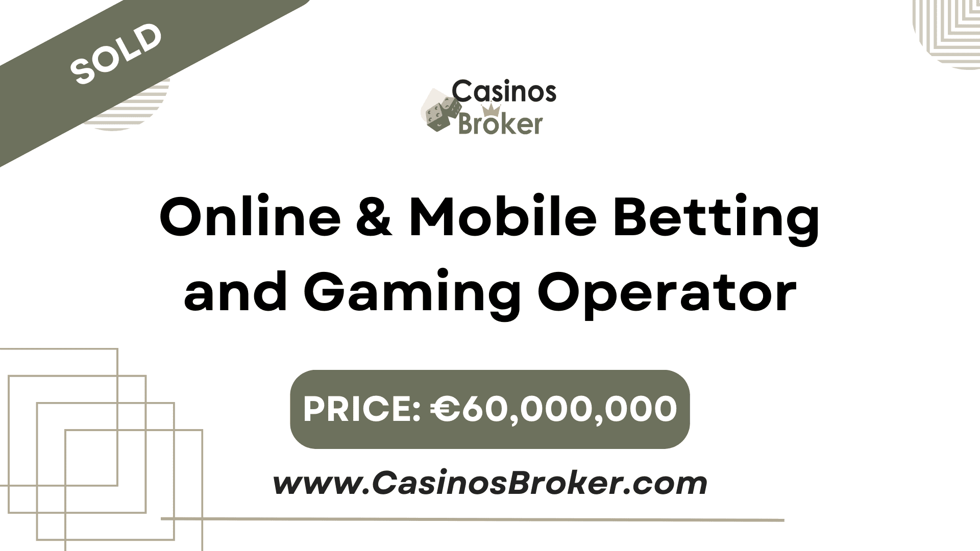 Online & Mobile Betting and Gaming Operator