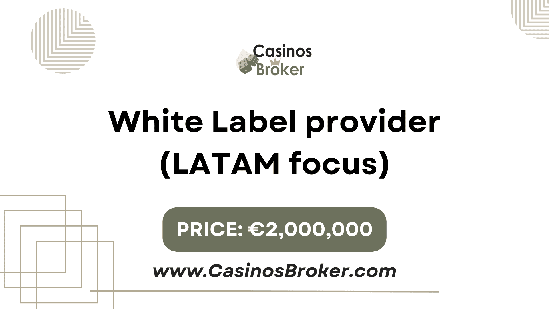 Доставчик на White Label (фокус на LATAM)