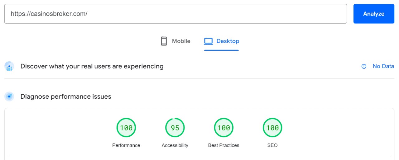Uji Tuntas - Uji Kecepatan Laman Google