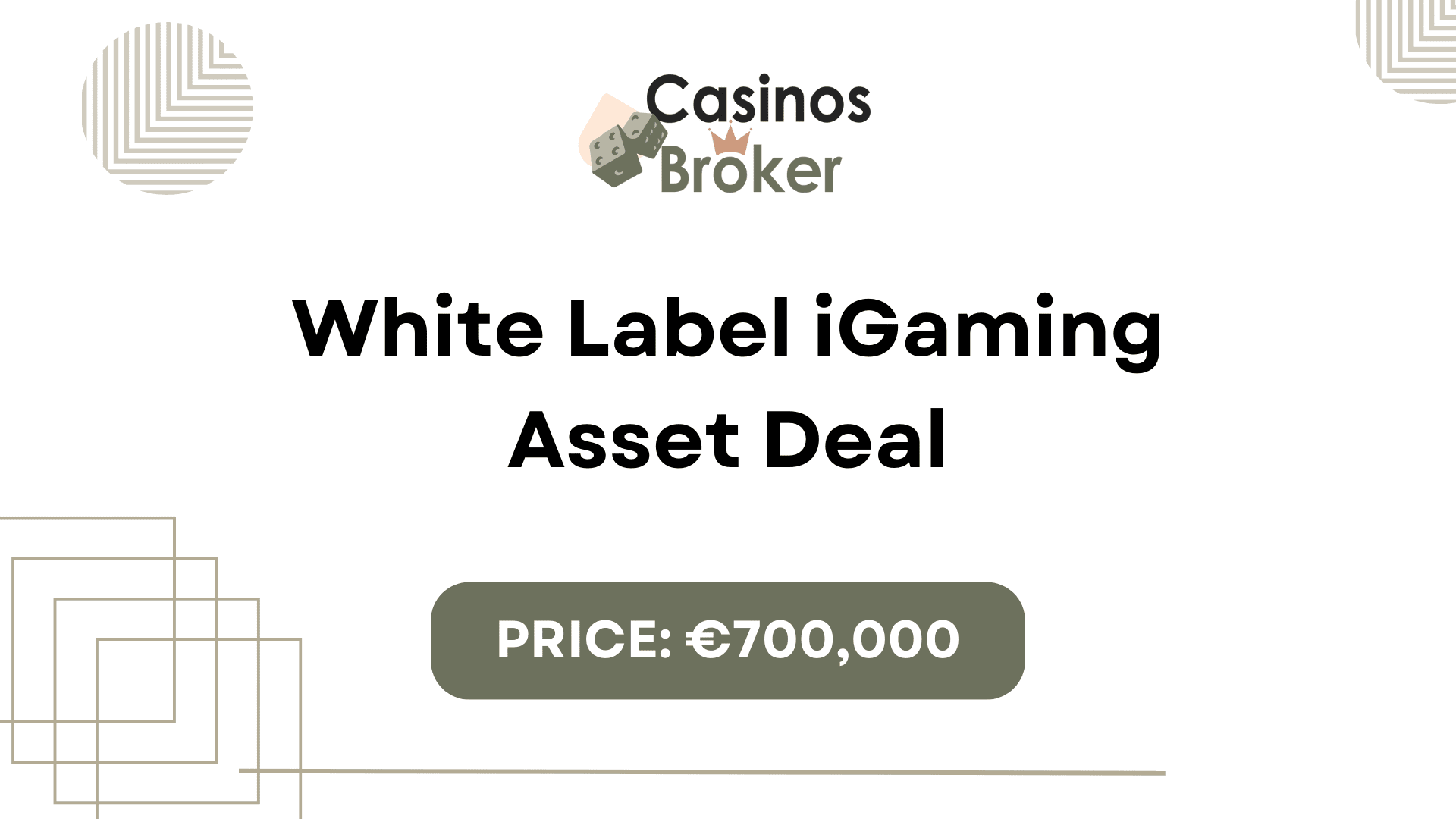 Уайт етикет Igaming Asset Deal