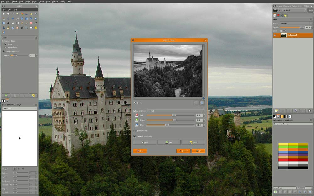 interfaz gimp
