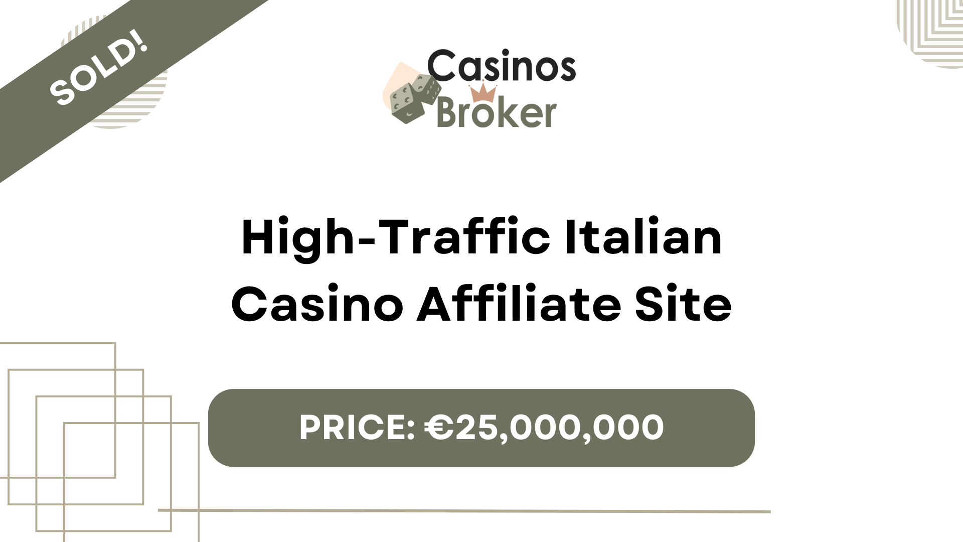 High-Traffic Italian Casino Affiliate Site