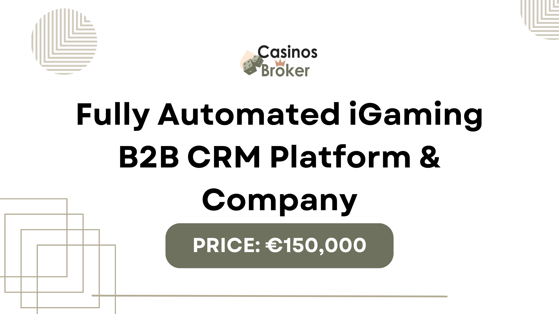 Piattaforma e azienda CRM iGaming B2B completamente automatizzata