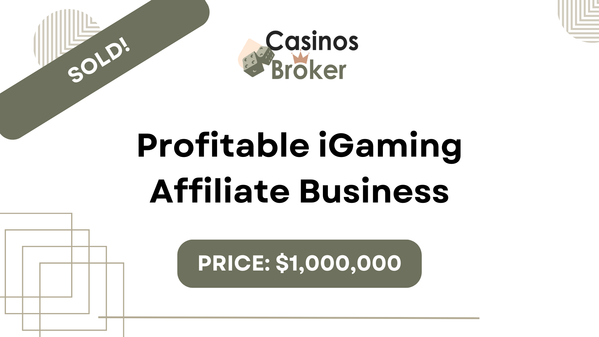 Entreprise d'affiliation iGaming rentable