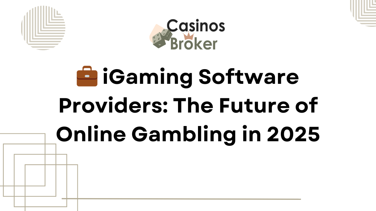 Поставщики программного обеспечения для iGaming