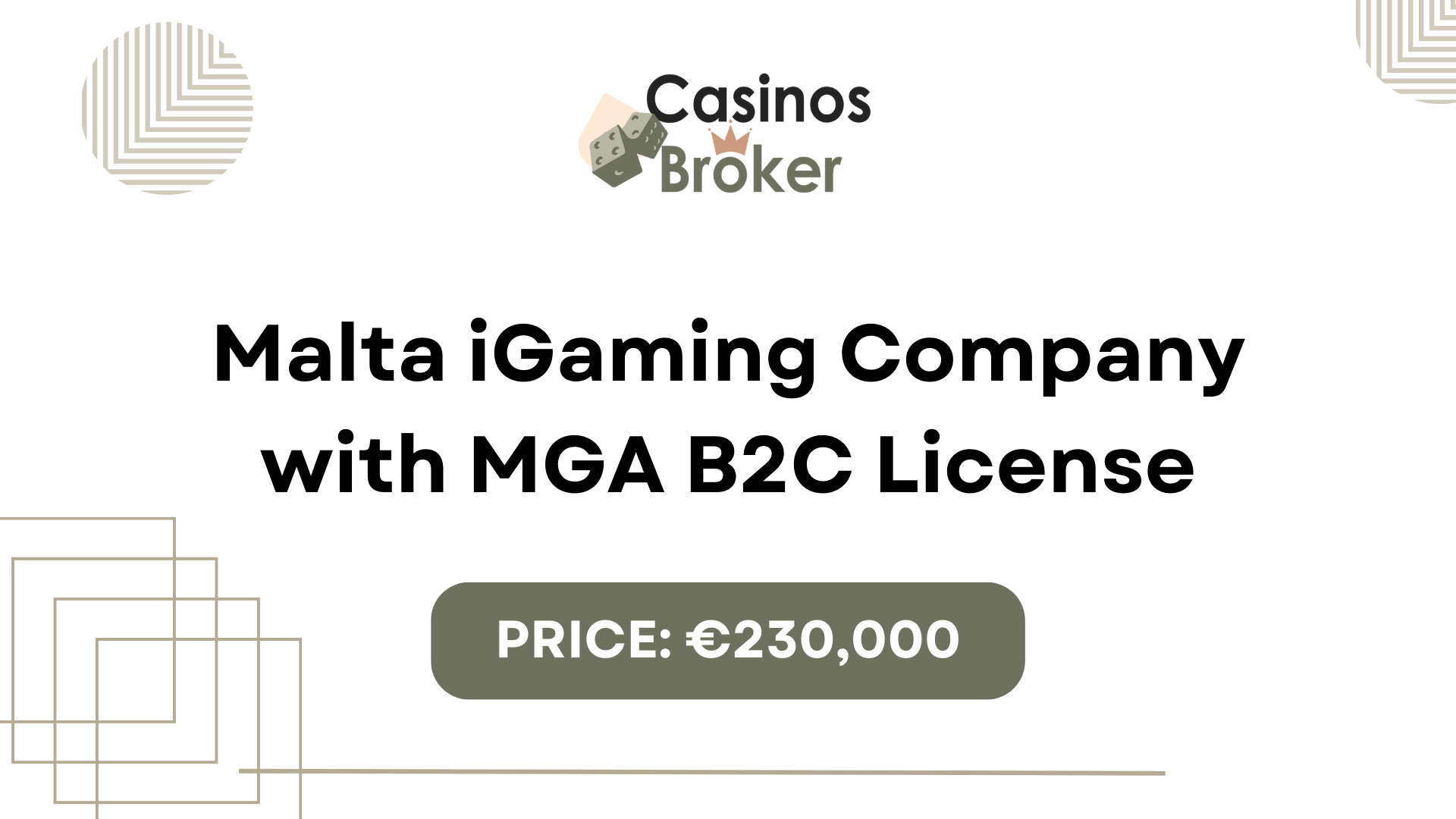 Málta iGaming Company MGA B2C licenccel