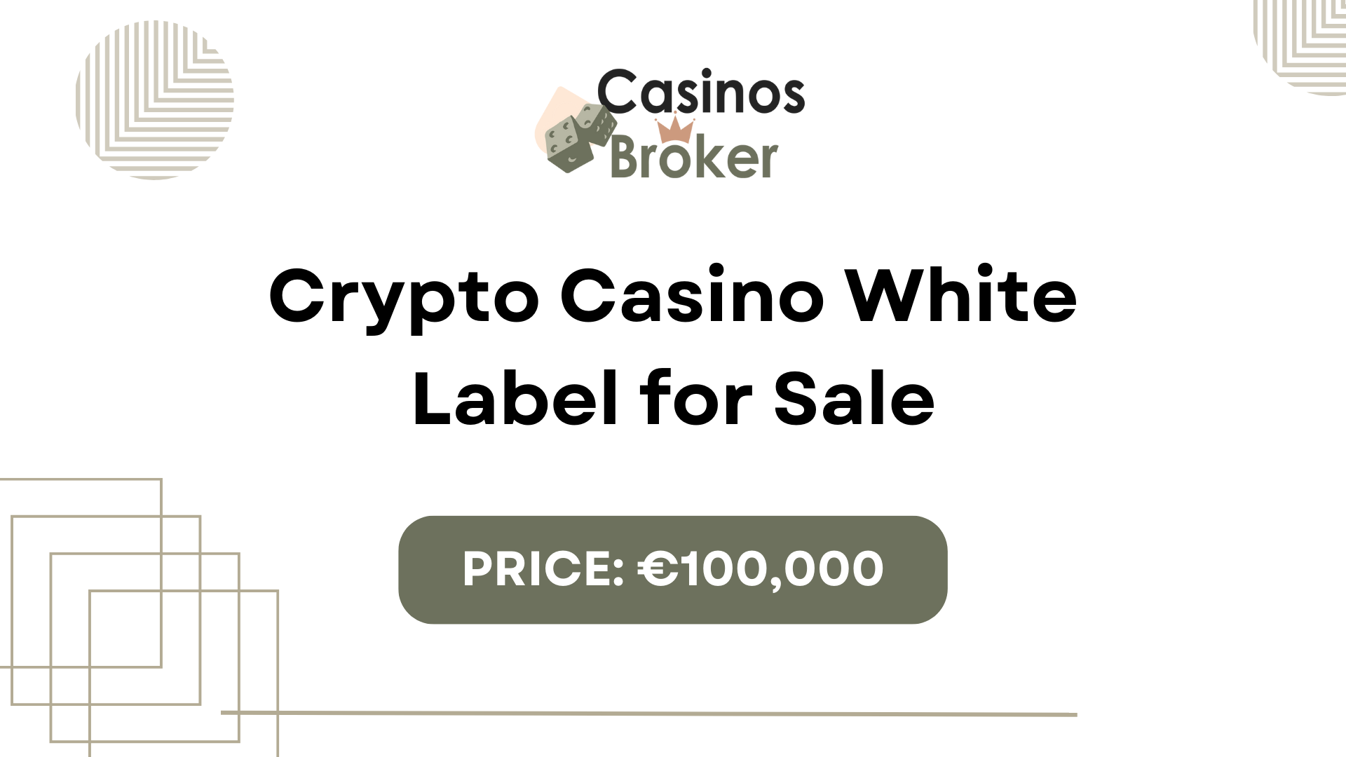 Crypto Casino White Label для продажи