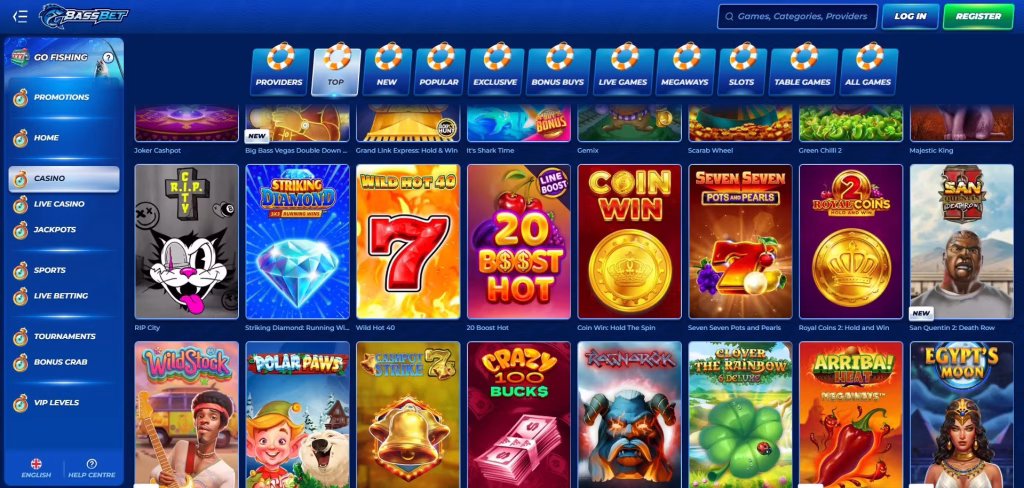 BassBet casinospellen