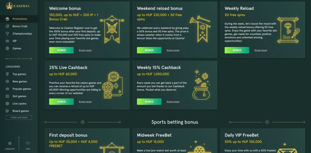 Casino Casino Promotie