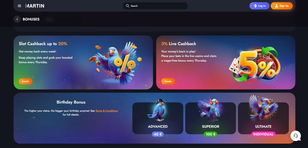 Casino Martin Promotions