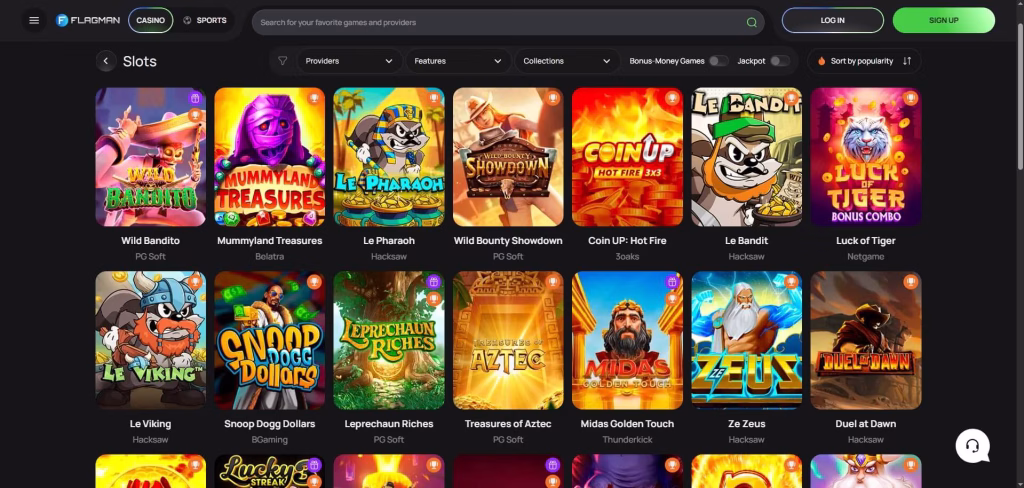 Игровые автоматы казино Flagman