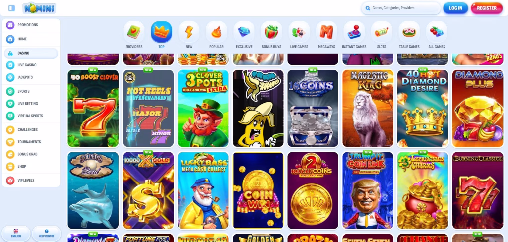 Nomini Casino Slot Games