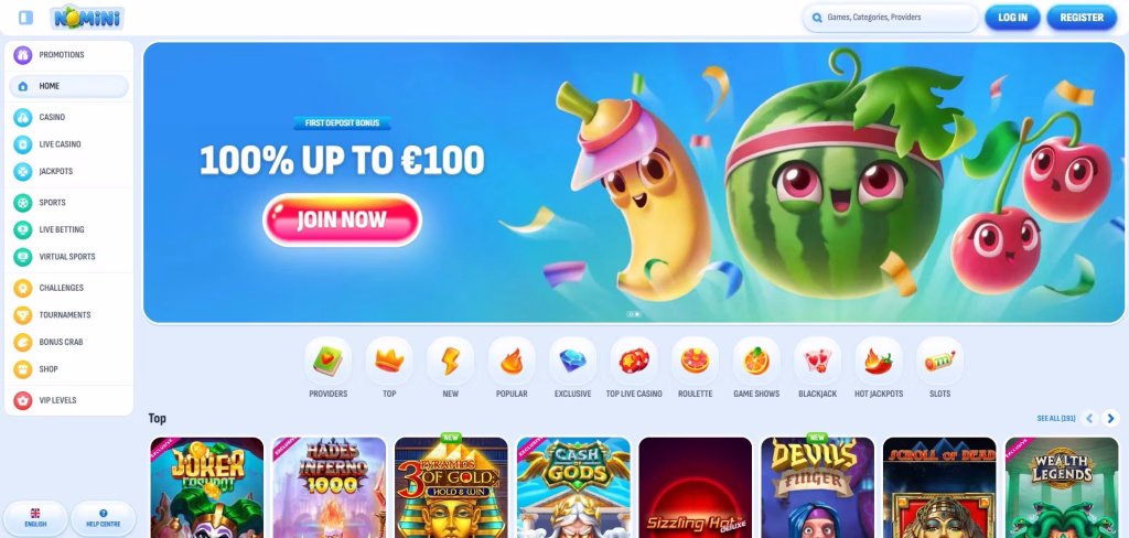 Nomini Casino recensie