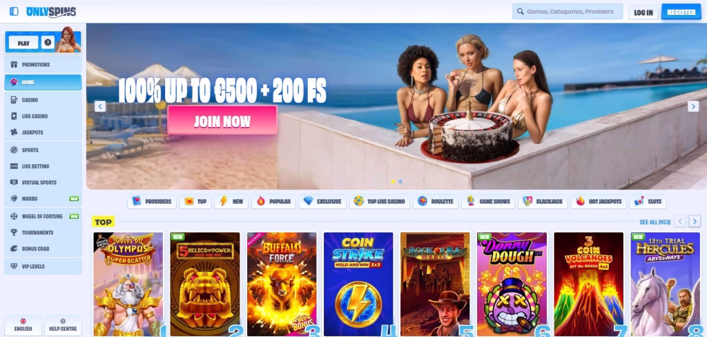 OnlySpins Casino Review