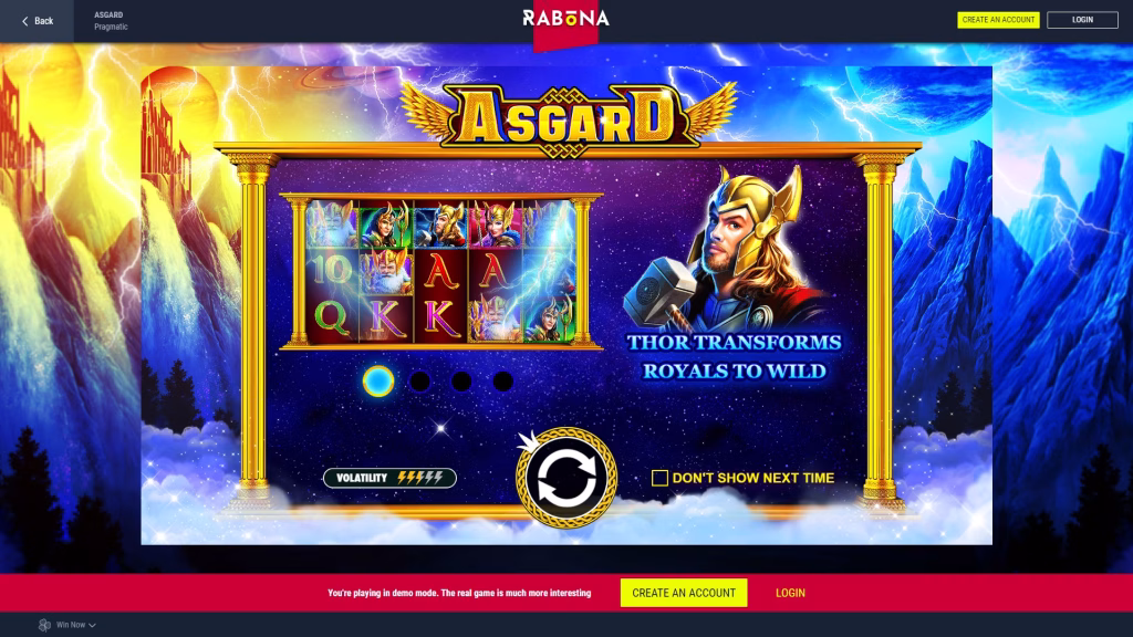 Rabona Casino speelt online gokkasten