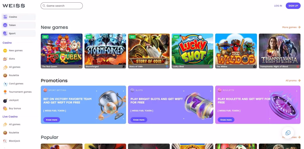 Recensie van Weiss Casino