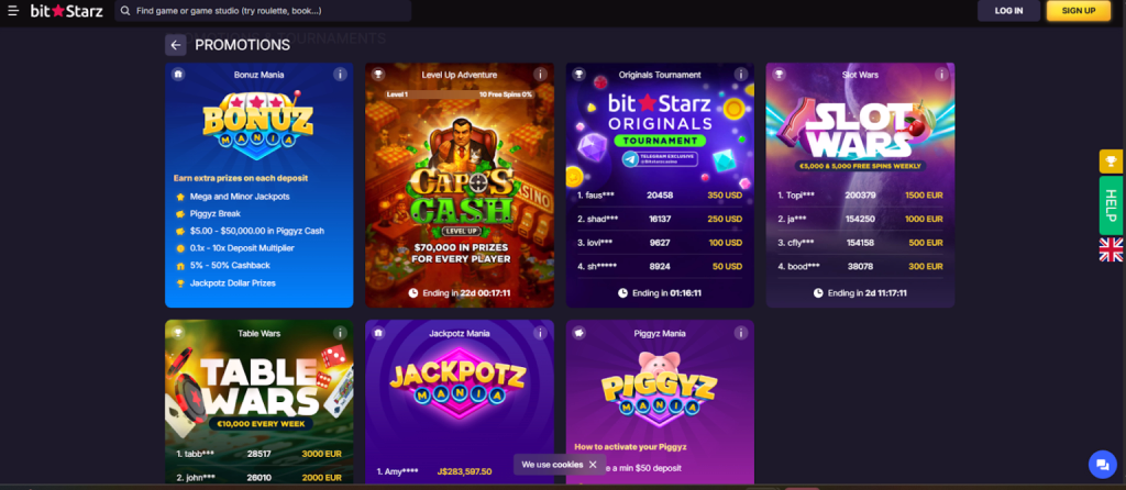 Bitstarz casino bonussen
