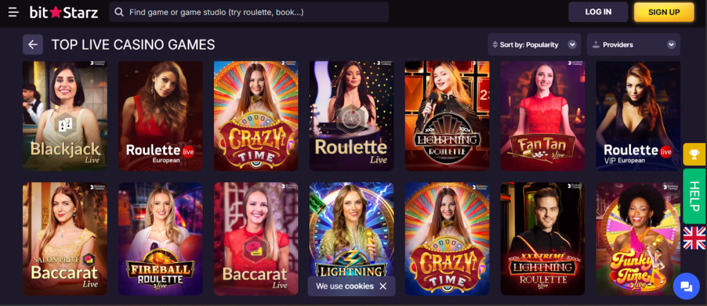 Bitstarz live casino