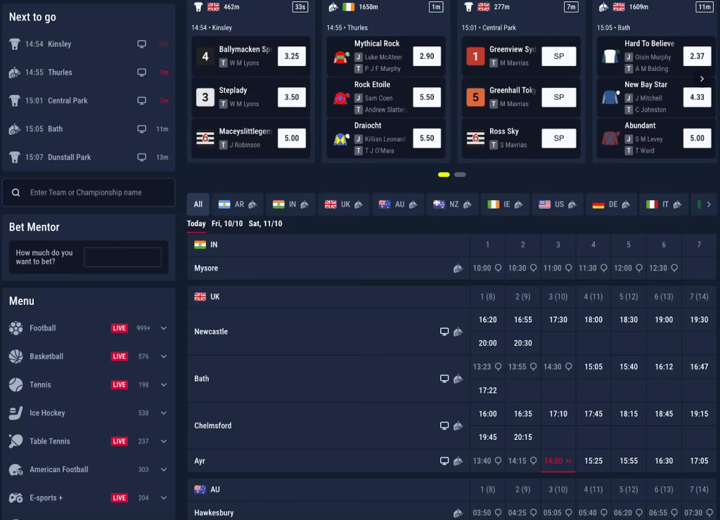 Rabona Casino paardenraces