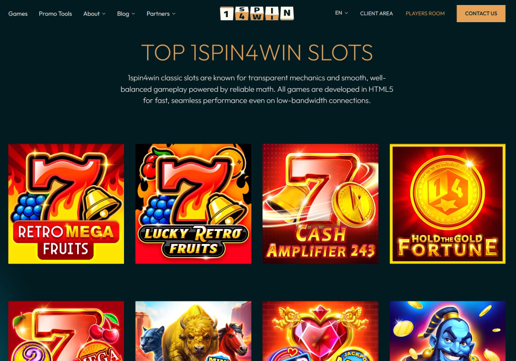 Le migliori slot di 1Spin4Win